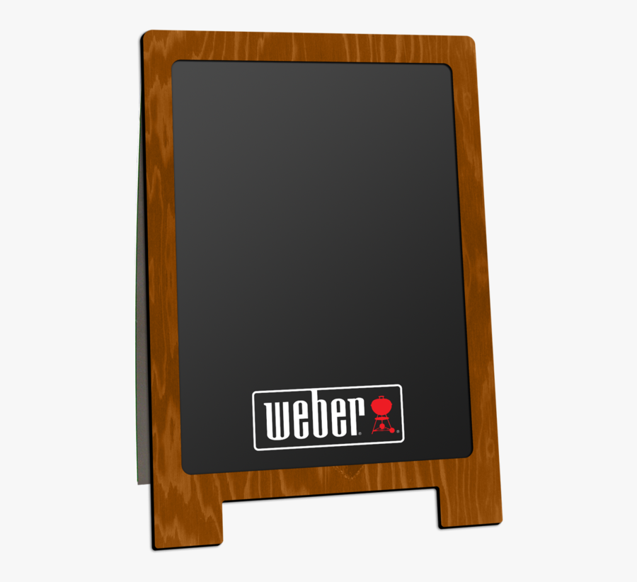 Chalkboard In Stock Wood A Frame Sidewalk Sign - Wood, Transparent Clipart