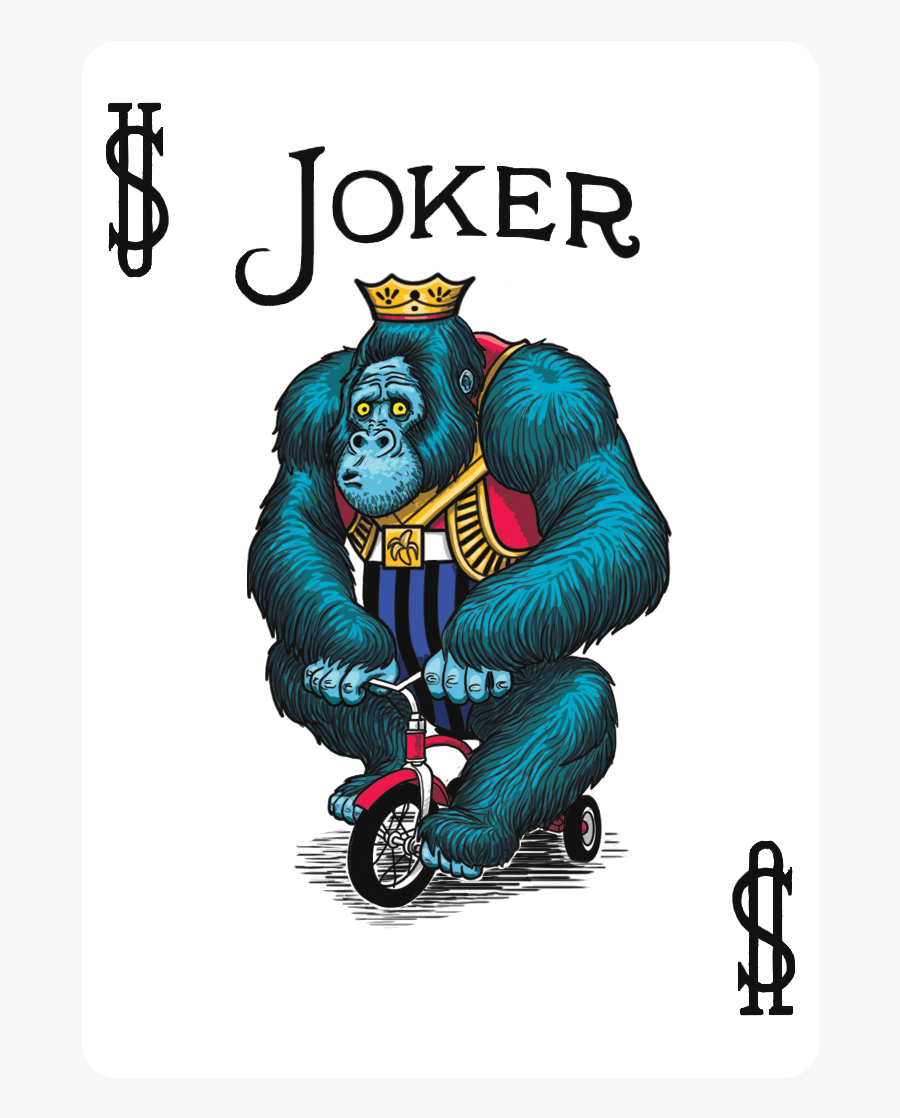 Bicycle Playing Cards Joker, Transparent Clipart