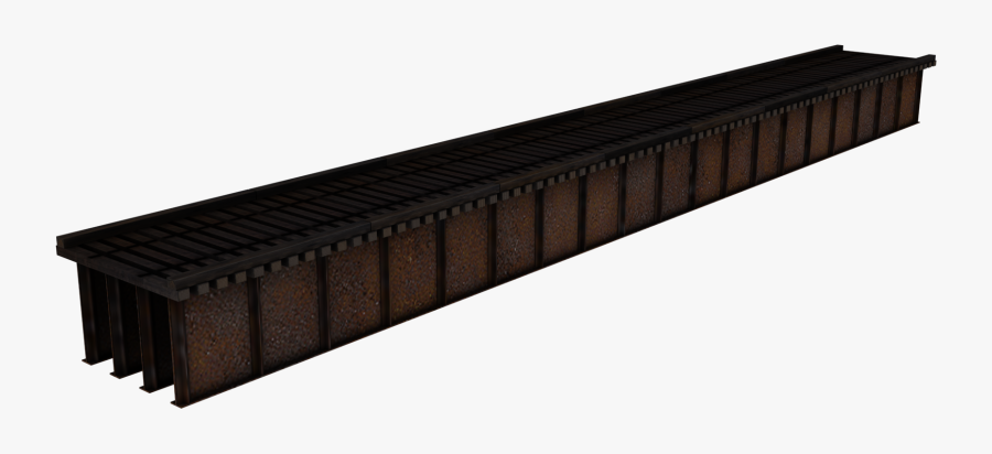 Jr 100′ Girder Bridge Clipart , Png Download - Plank, Transparent Clipart