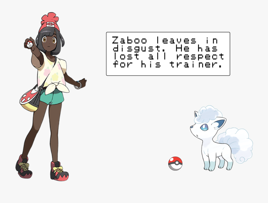 Pokemon Sm Female Protagonist, Transparent Clipart