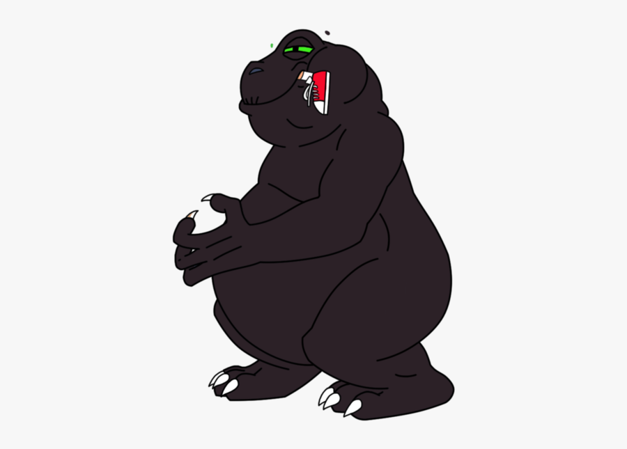 Gorilla Clipart Card Gray - Illustration, Transparent Clipart