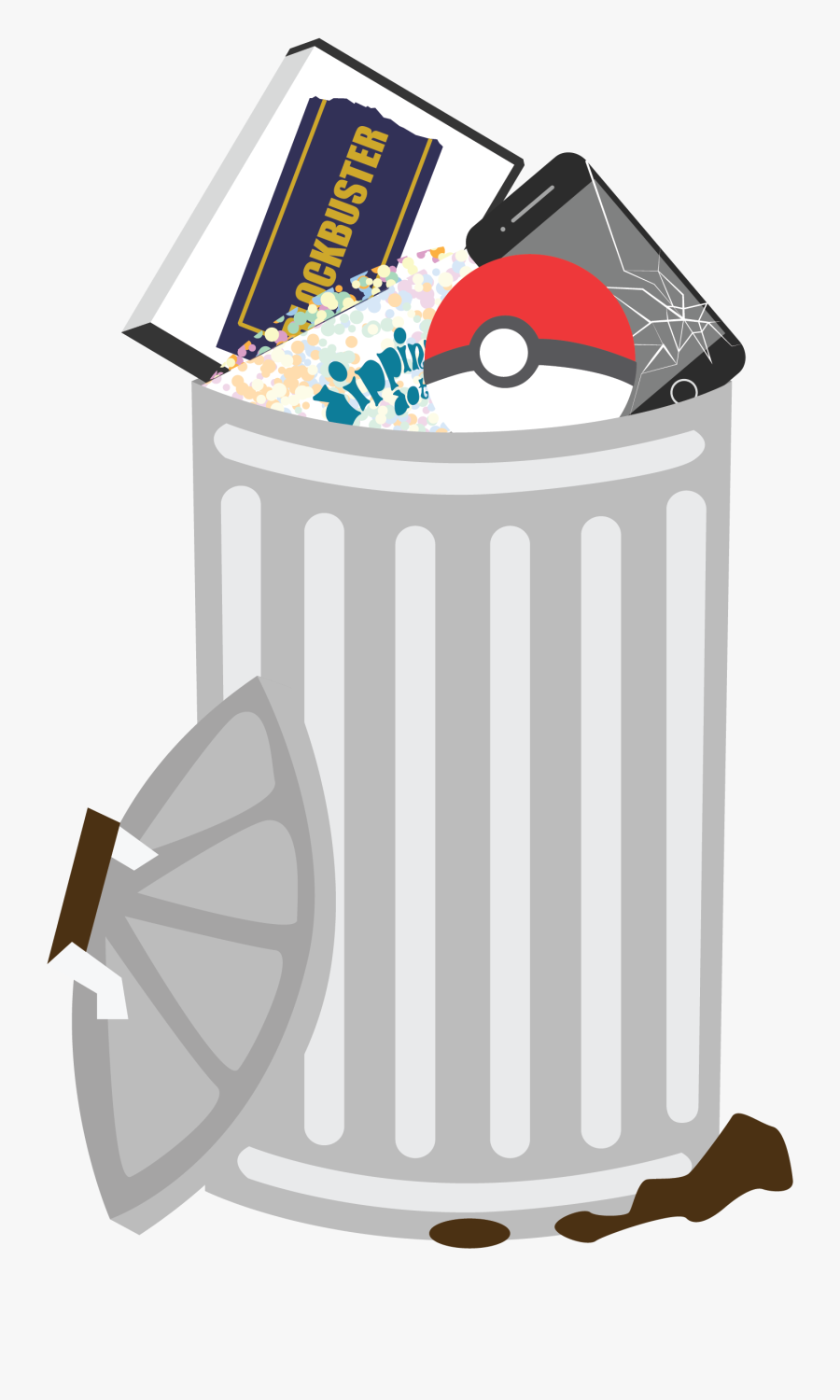 Things That Didnt Last Trash-01 - Blockbuster, Transparent Clipart
