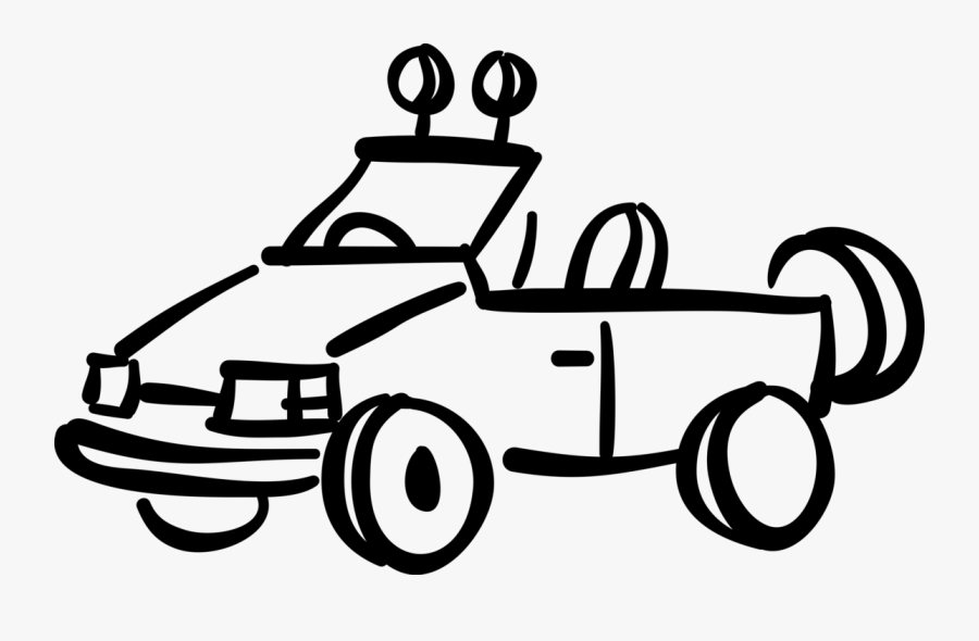 Vector Illustration Of Jeep Sports Utility Off-road, Transparent Clipart