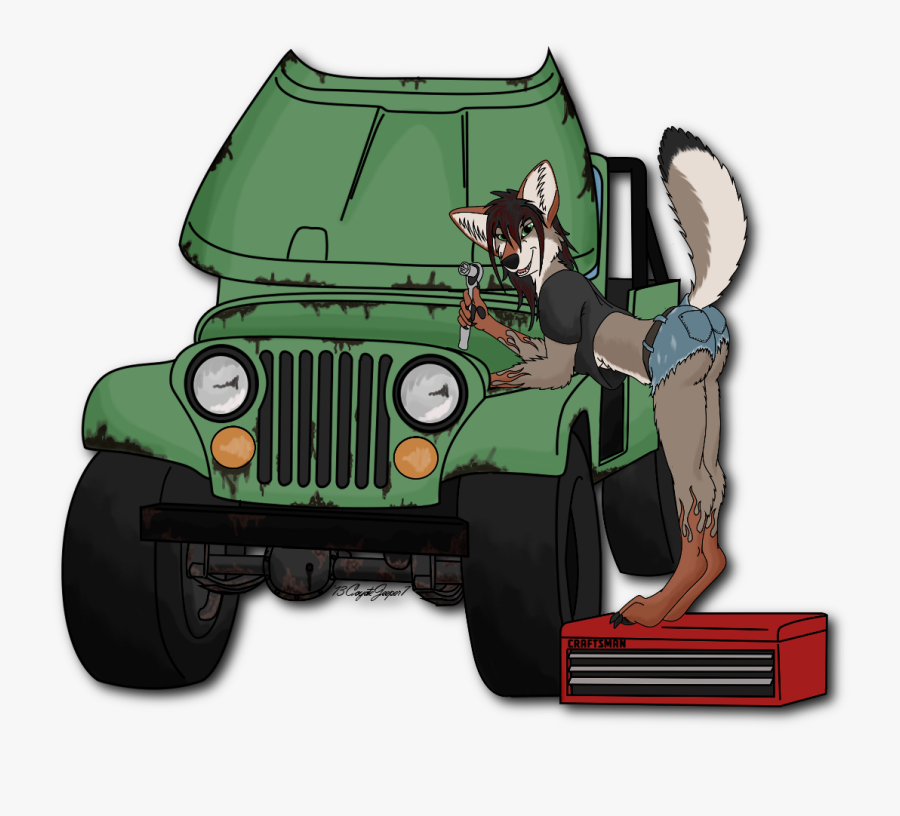 Check The Rear End, Will Ya - Jeep Cj, Transparent Clipart