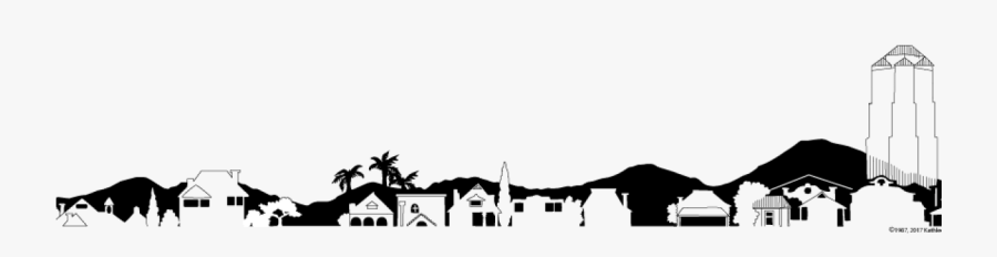 Armory Park Neighborhood Association - Neighborhood Silhouette Png, Transparent Clipart