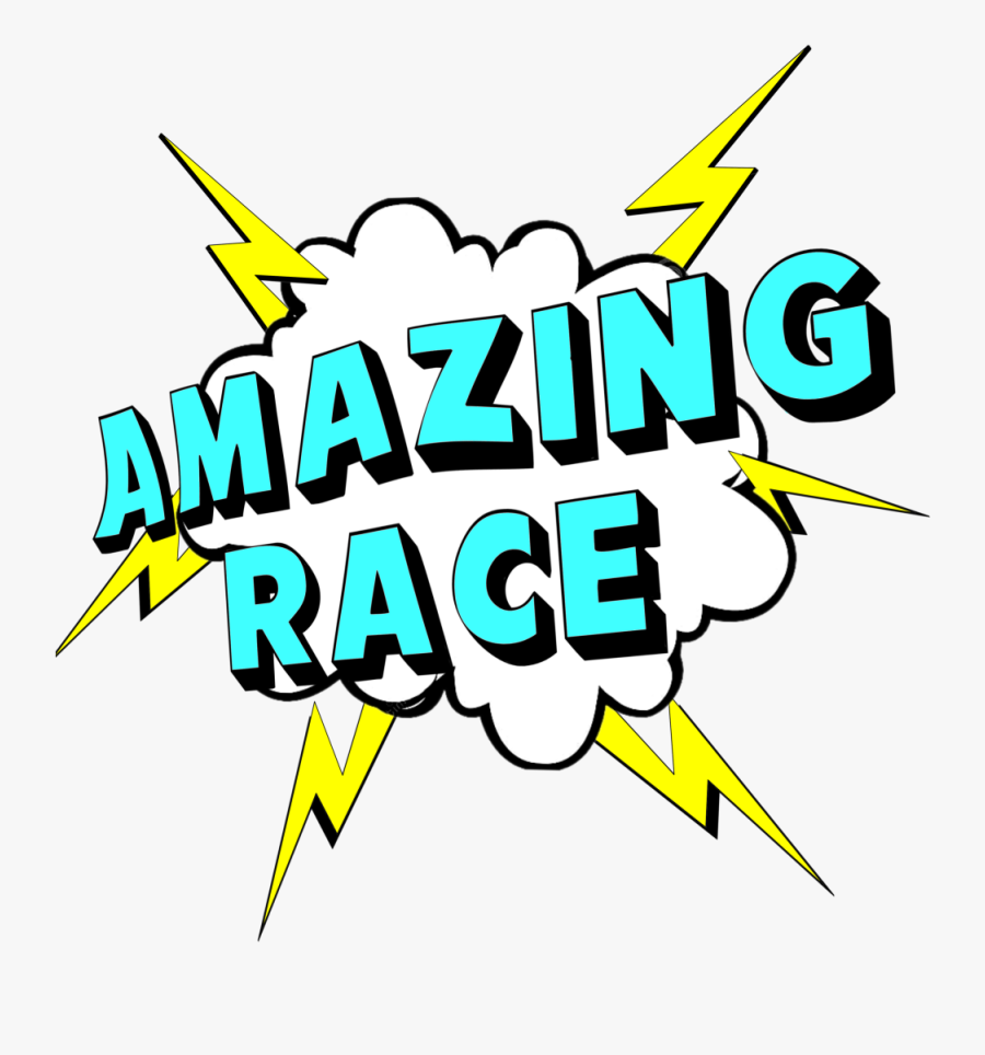 Amazing Race Cloud Bolts Warp - Graphic Design, Transparent Clipart