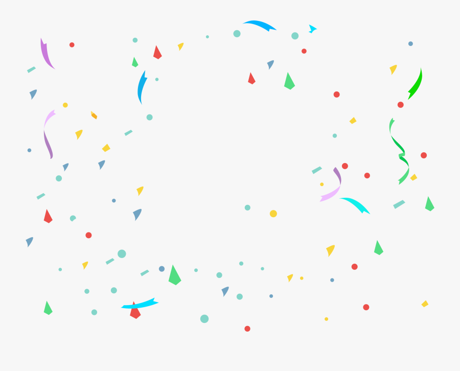 Chrismas Houses With Snowman - Transparent Background Confetti Png, Transparent Clipart