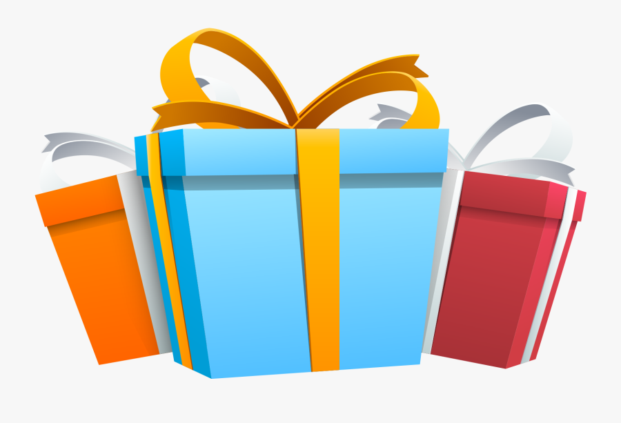 Clip Art Exploding Gift Box Confetti - Birthday Gifts Packs In Png, Transparent Clipart