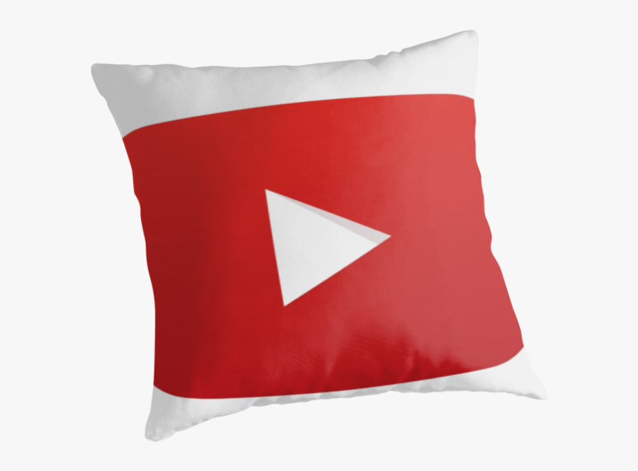 Youtube Play Button Transparent Png -free Youtube Play - Cushion, Transparent Clipart
