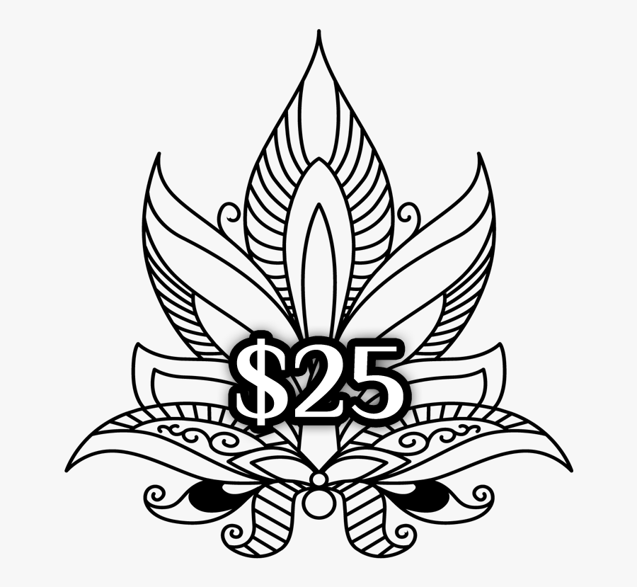 $25 Gift Certificate - Illustration, Transparent Clipart