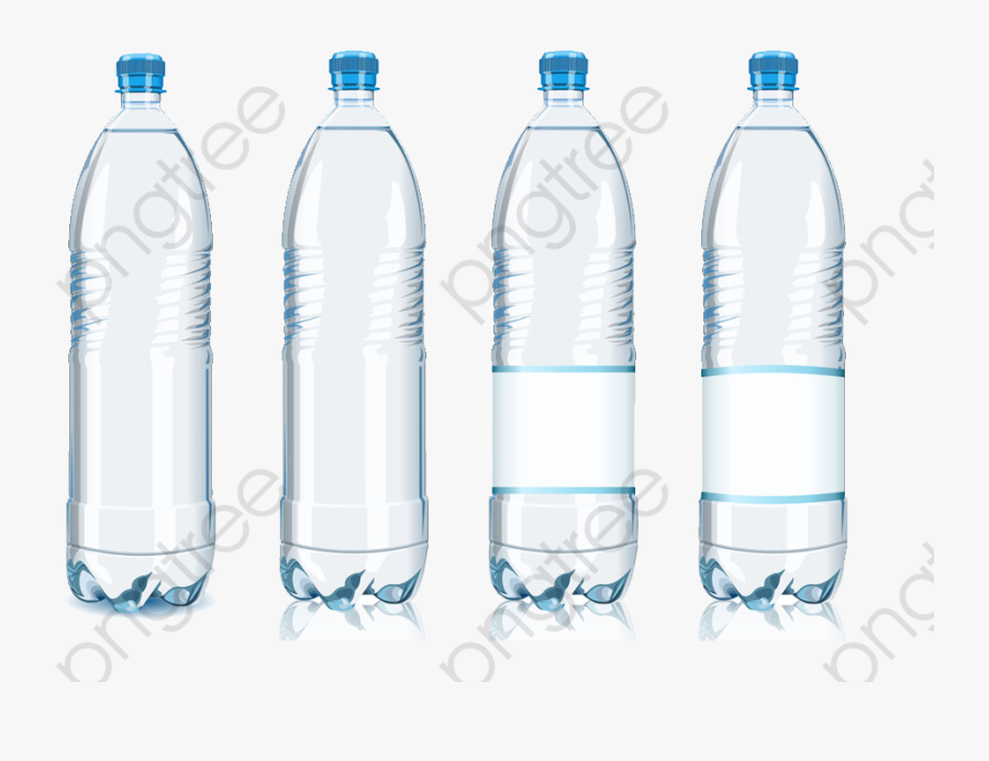 Transparent Water Bottle Clipart - Plastic Bottle, Transparent Clipart
