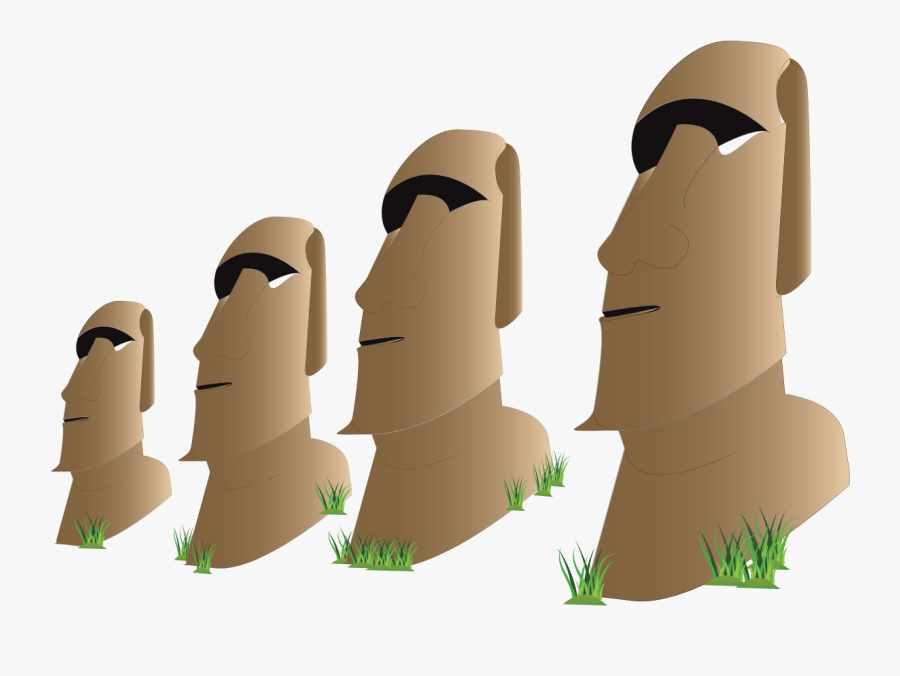 World Landmarks Icons - Easter Island Clip Art, Transparent Clipart