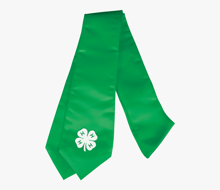 4-h Embroidered Honor Stole - Flag, Transparent Clipart