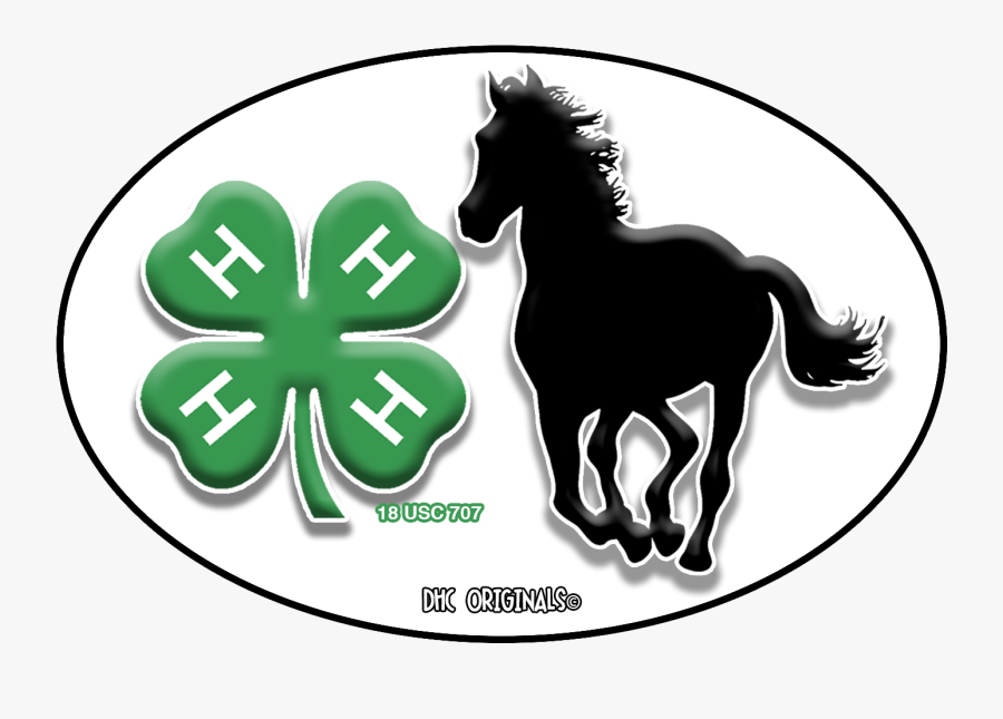 Dhc 4-h Horse Stickers - 4 H Archery, Transparent Clipart