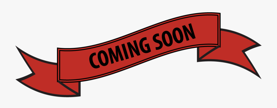 Coming Soon Banner, Transparent Clipart