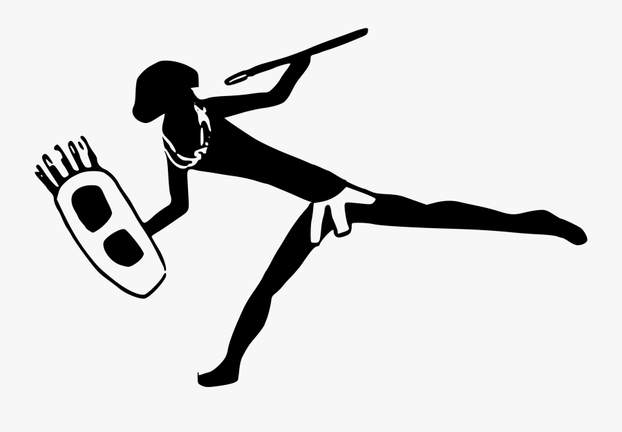 Hunting Painting Silhouette Clip Art - Bushmen Paintings Clipart, Transparent Clipart