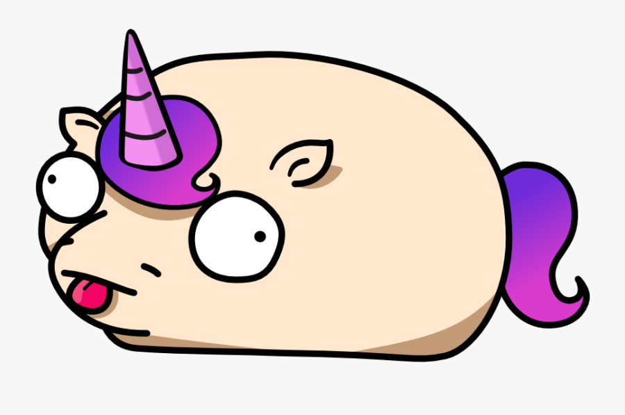 Transparent Potato Clipart - Unicorn Derp, Transparent Clipart