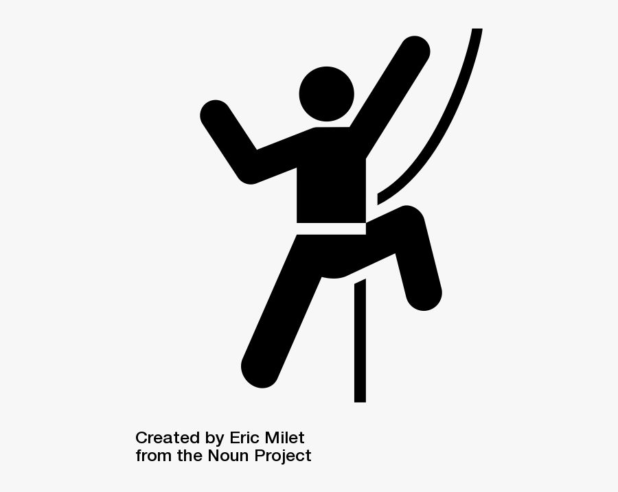 Rock Climbing Climbing Wall Free Climbing Clip Art - Climbing Pictogram, Transparent Clipart