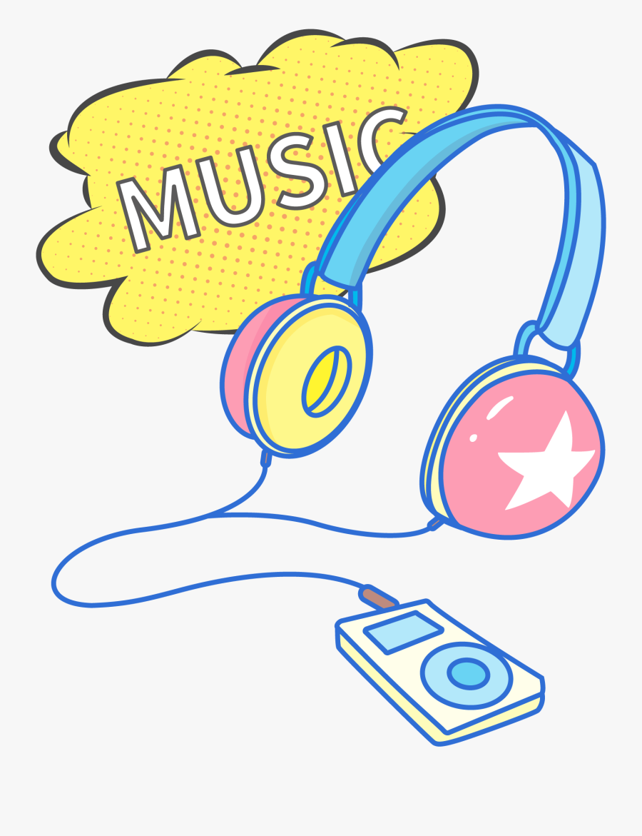 Transparent Headphone Vector Png, Transparent Clipart