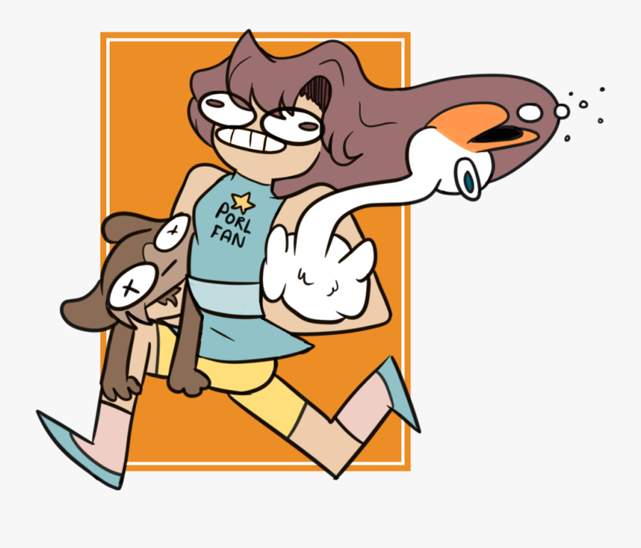 Running Away With A Dead Monkey And A Drunk Goose Pearlybird - Cartoon, Transparent Clipart