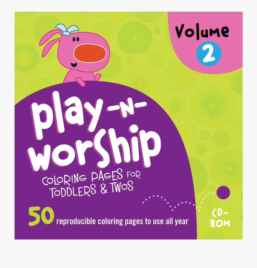 Play N Worship For Toddlers & Twos Coloring Pages Cd, - Poster, Transparent Clipart