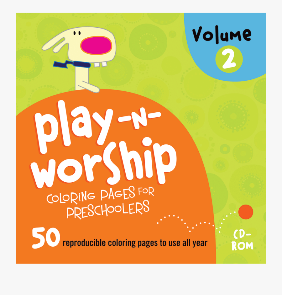 Play N Worship For Preschoolers Coloring Pages Cd, - Poster, Transparent Clipart