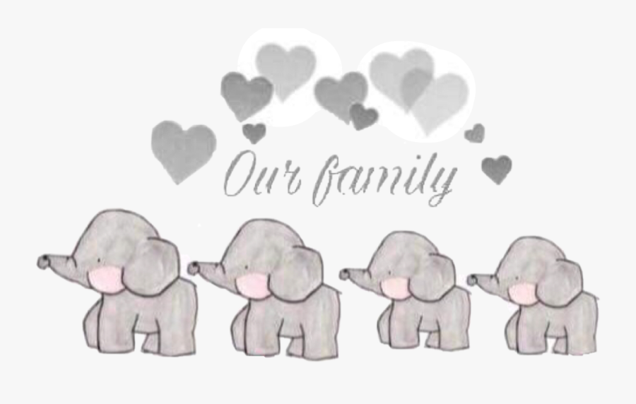 Transparent Our Family Clipart - Our Family Elephant Picture App, Transparent Clipart