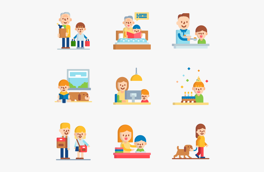 Family Life - Parenting Icon Png, Transparent Clipart