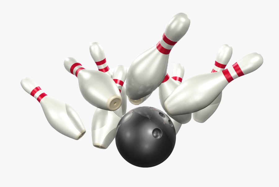 Ten-pin Bowling Strike Bowling Pin Clip Art - Bowling Pins, Transparent Clipart