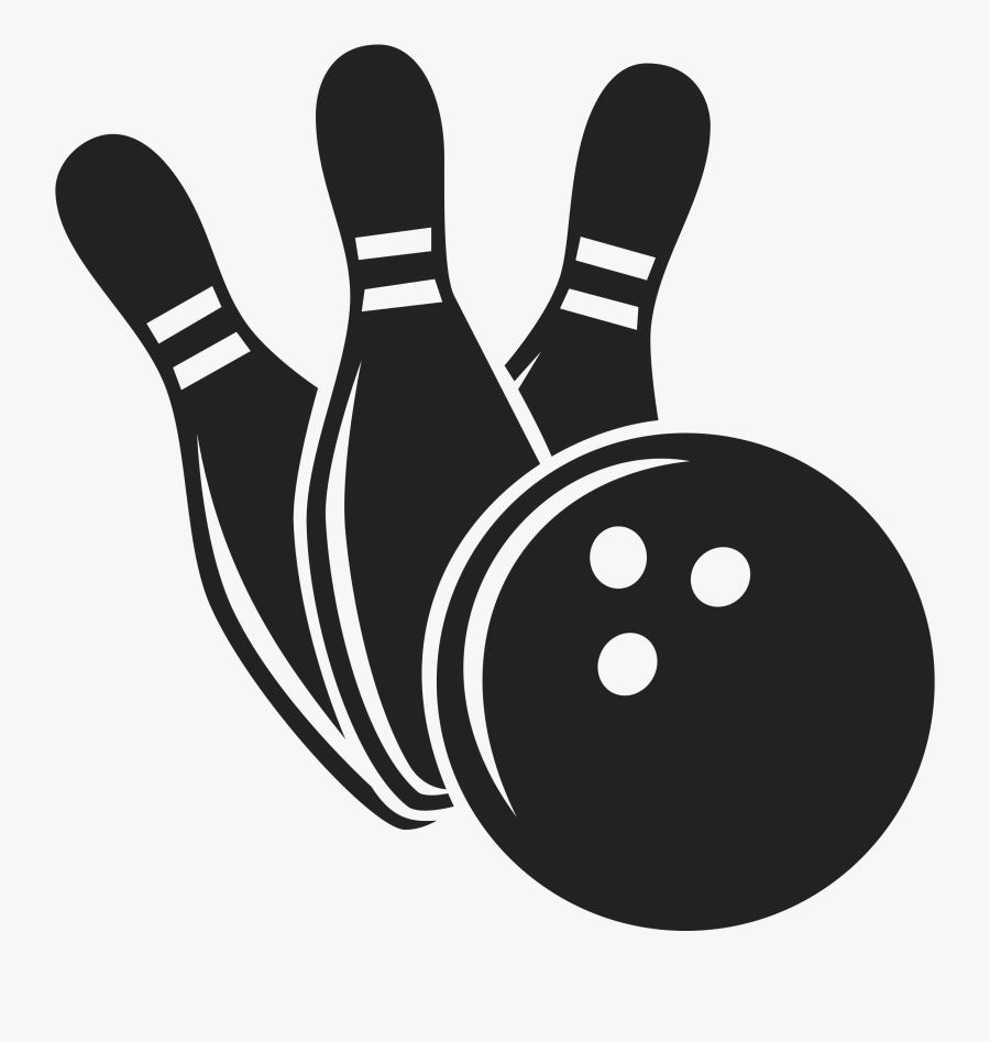 Bowling Pin Strike Bowling Balls Sport - Bowling Pin Silhouette Vector, Transparent Clipart