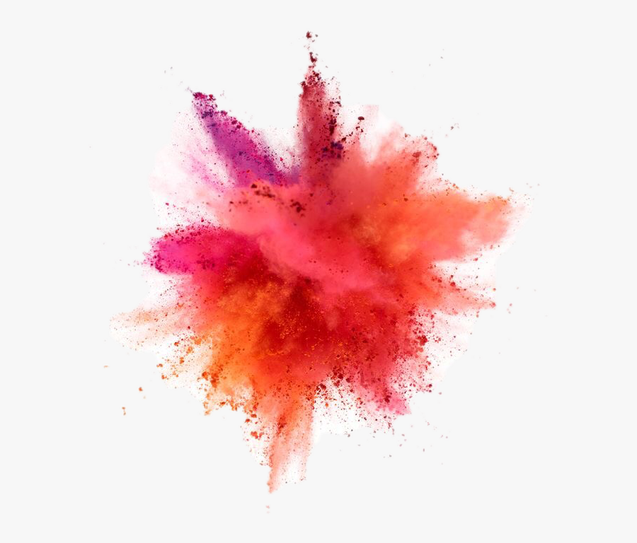 Clip Art Color Explosions - Paint Powder Explosion Transparent, Transparent Clipart