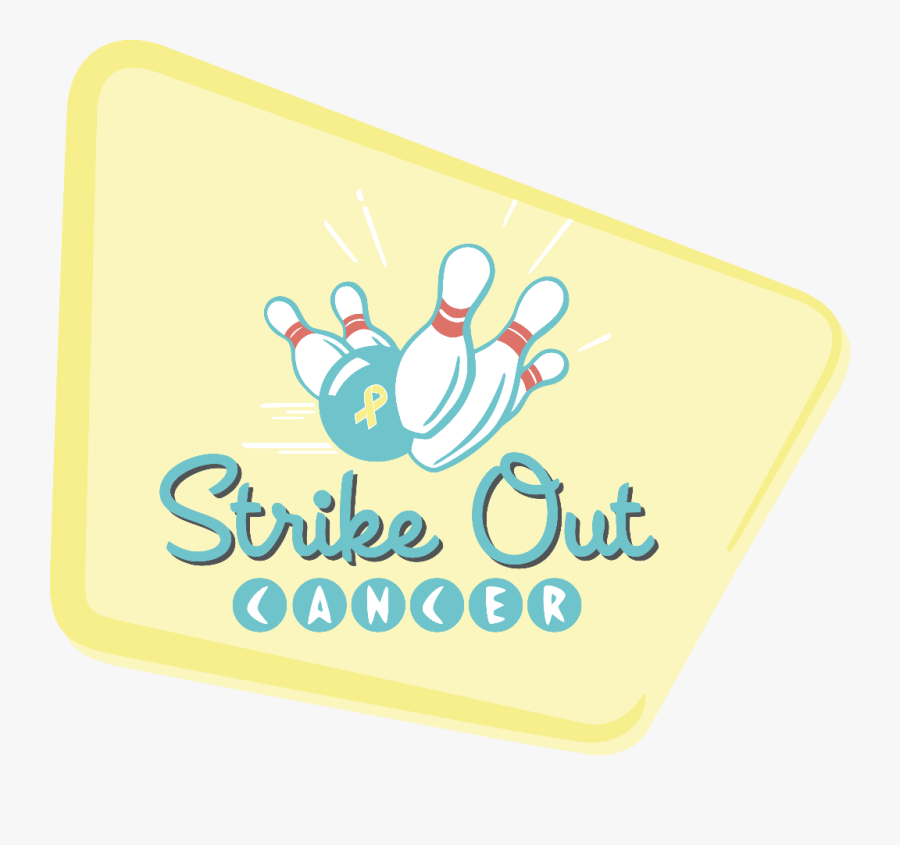 Bowling - Strike Out Cancer Bowling, Transparent Clipart