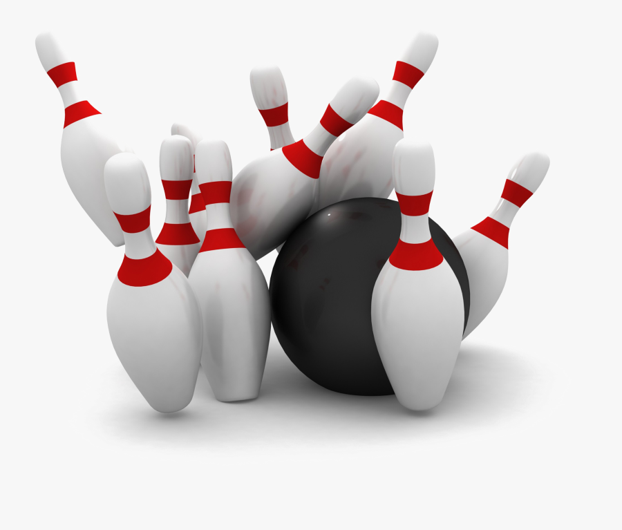 Transparent Bowling Pins Png - Bowling Pins Strike, Transparent Clipart