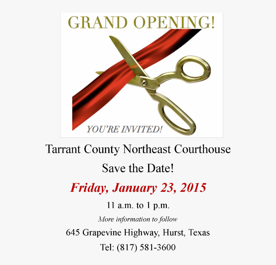 Transparent Ribbon Cutting Png - Ribbon Cutting Ceremony, Transparent Clipart