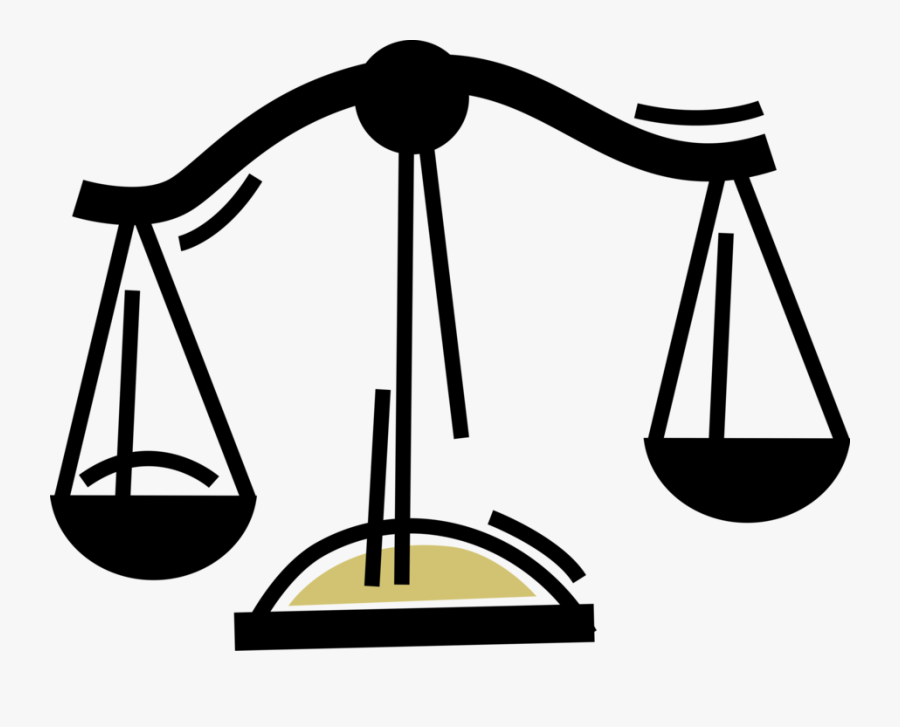 Vector Illustration Of Weighing Scales Force-measuring - Weighing Scales Clipart, Transparent Clipart