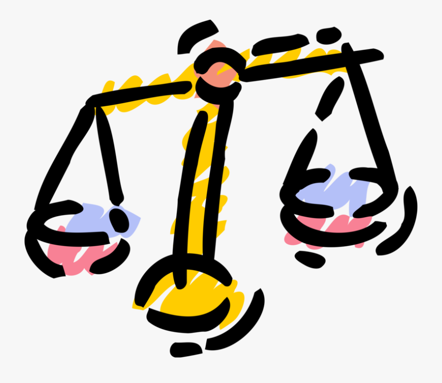 Vector Illustration Of Weighing Scales Force-measuring, Transparent Clipart