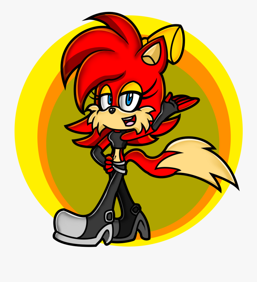 Sonic Fiona Fox Clipart Free Clip Art Images - Archie Sonic The Hedgehog Character, Transparent Clipart