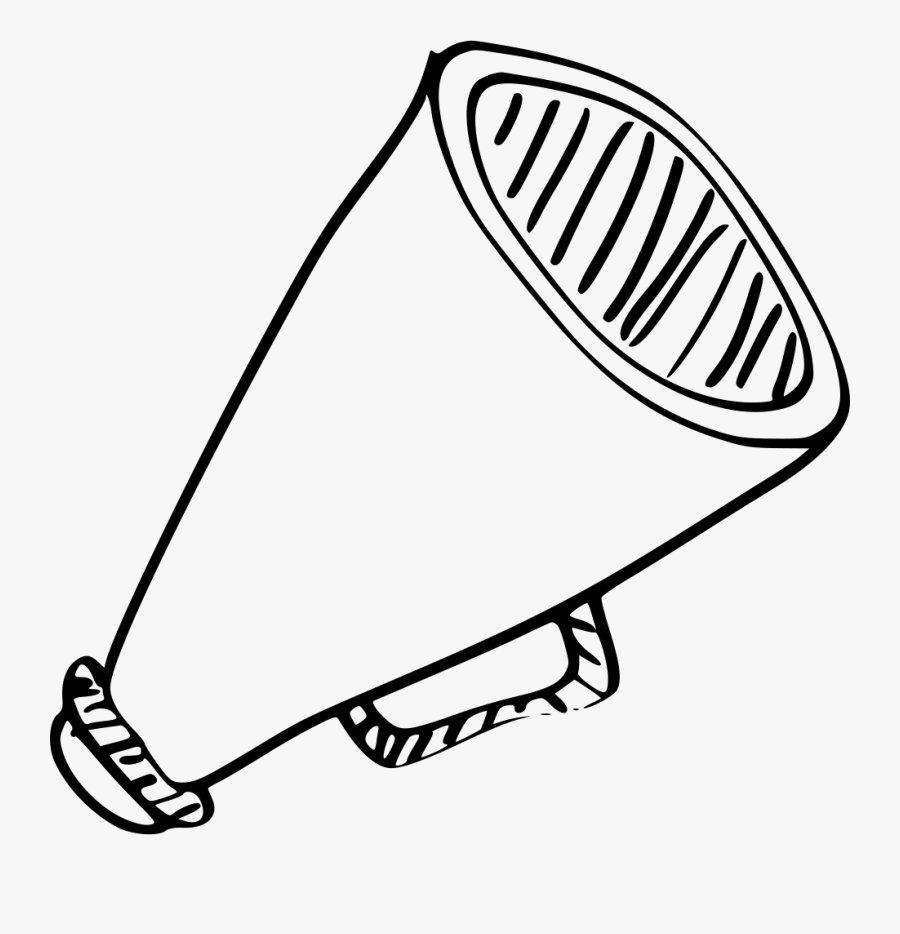 Drawing At Getdrawings Com - Megaphone Sketch Clipart, Transparent Clipart