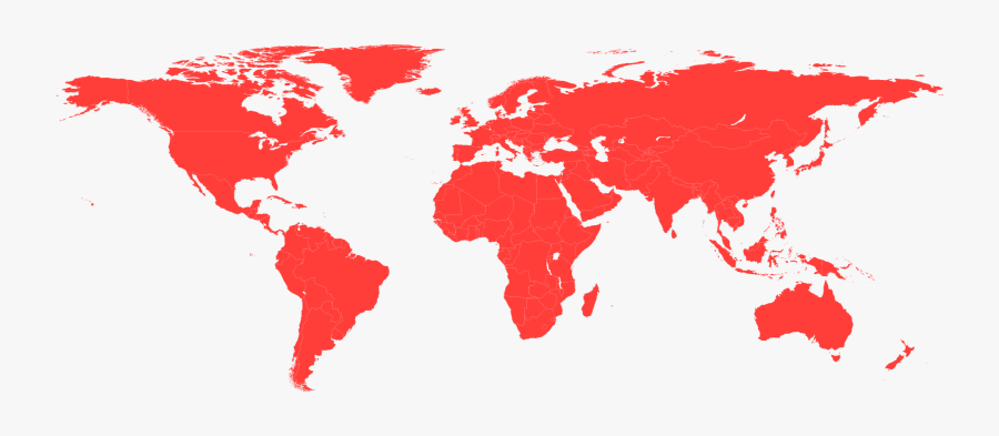 Transparent Street Map Clipart - Pizza Hut World Map, Transparent Clipart