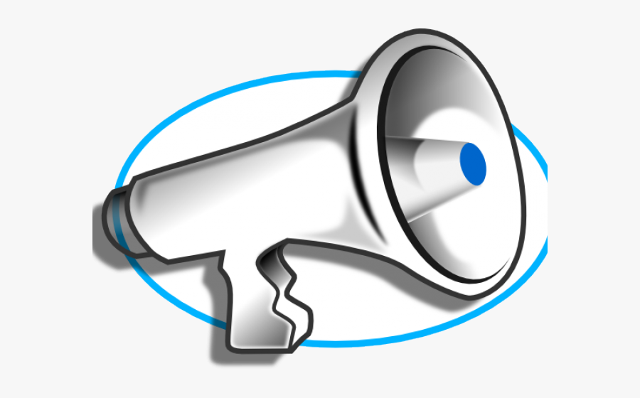 Small Megaphone Cliparts - Information Megaphon Clipart, Transparent Clipart