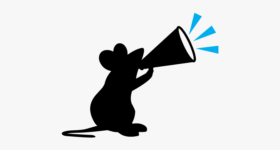 Megaphone Clipart Png - Mouse With A Megaphone, Transparent Clipart