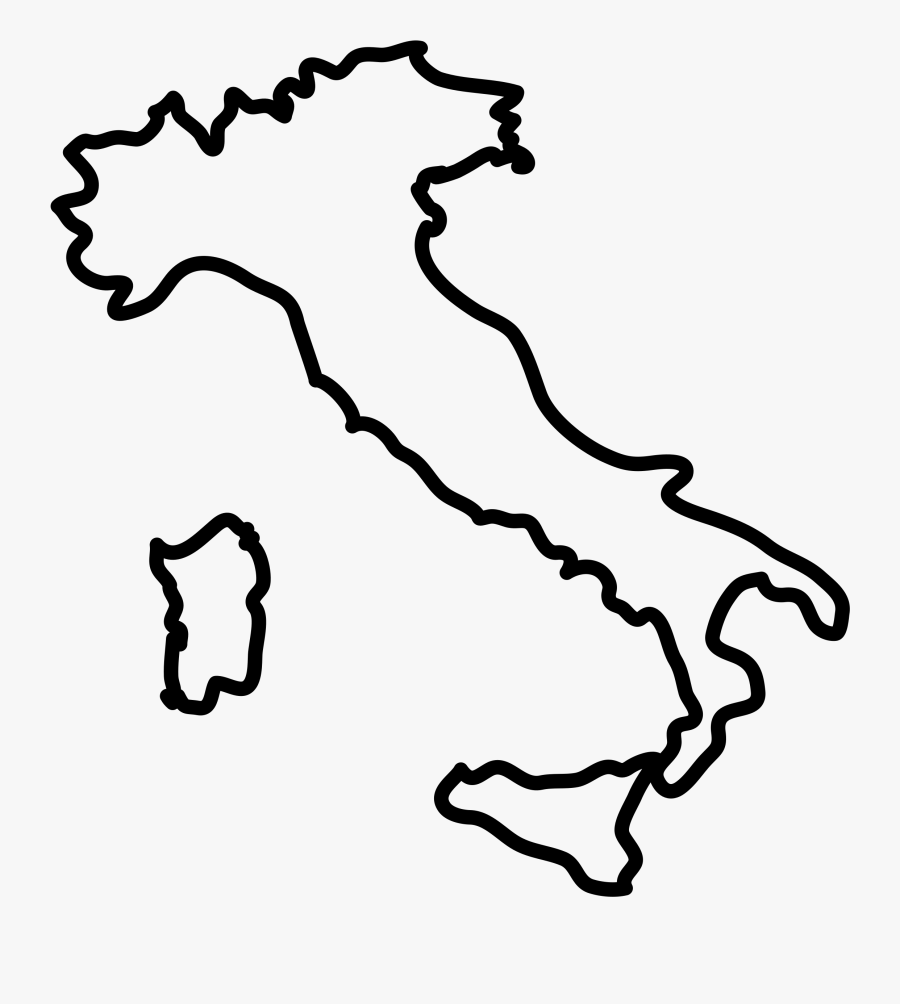 231 × 240 Pixels - Outline Of Italy Png, Transparent Clipart
