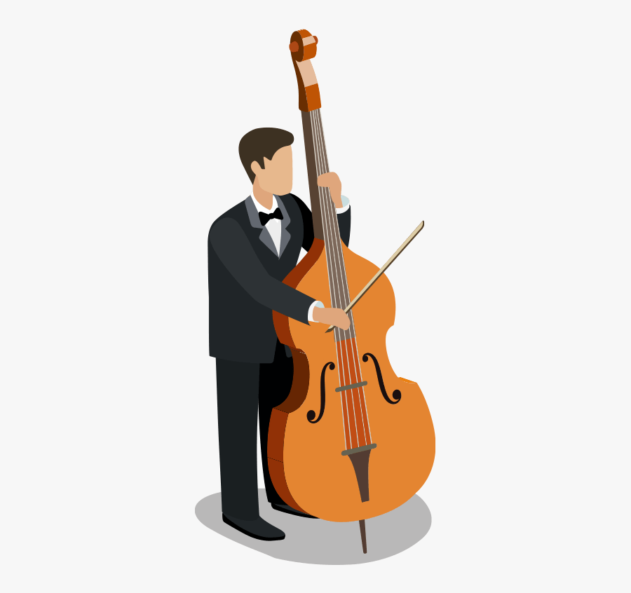 Dibujos De Double Basses, Transparent Clipart
