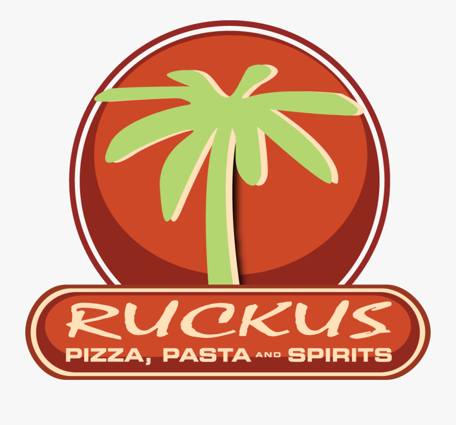 Ruckus Pizza Logo, Transparent Clipart