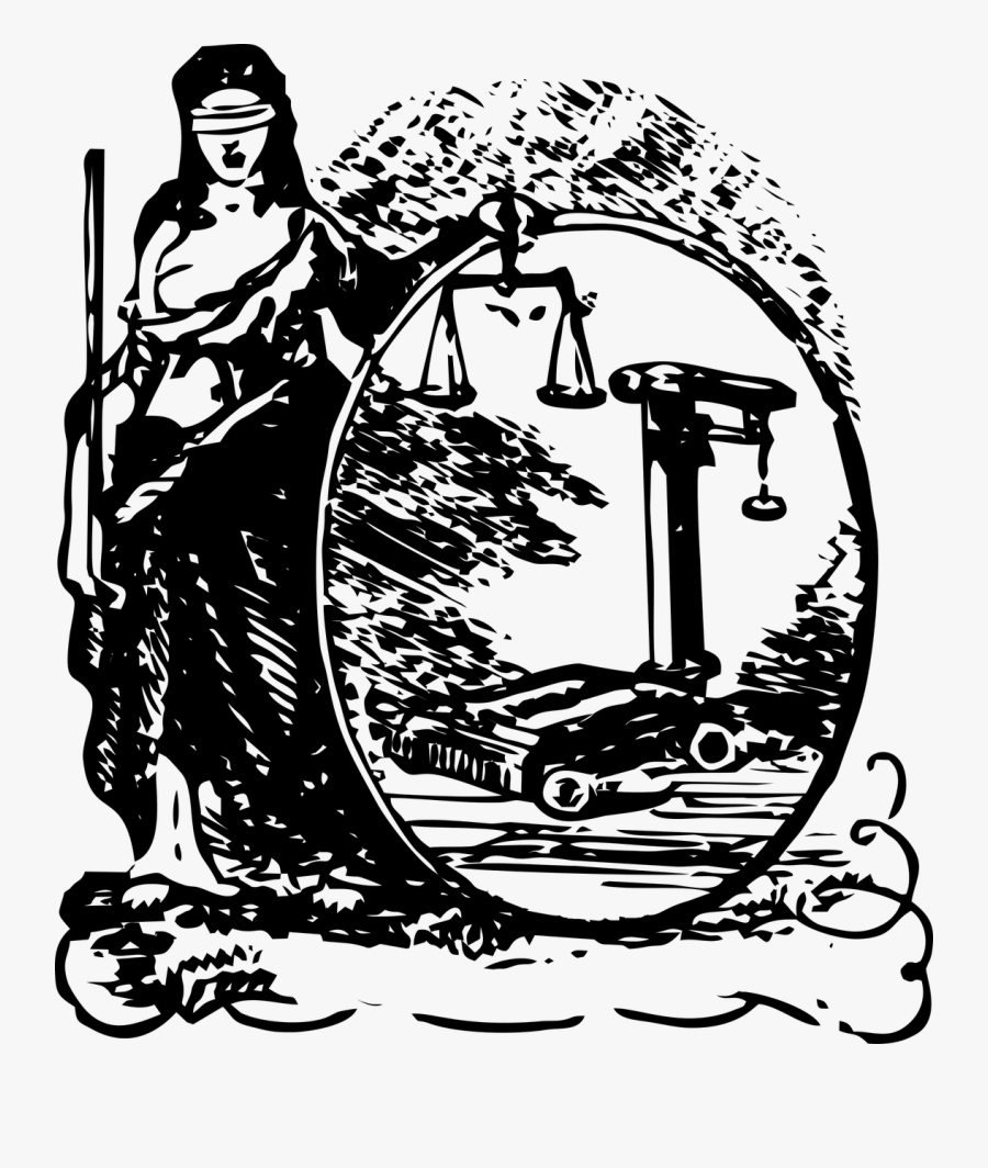 Justice Vintage Retro Free Picture - Estado Democratico De Derecho, Transparent Clipart