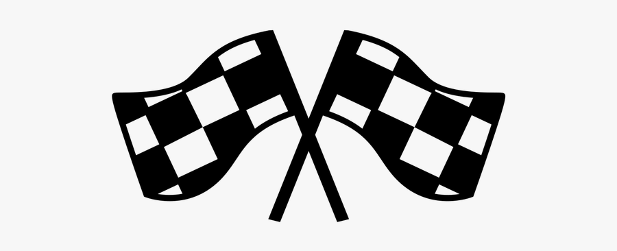 Svg Flags Race Car - Mario Kart Logo Png, Transparent Clipart