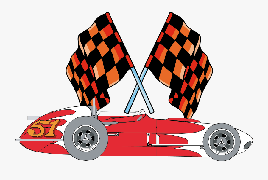 Flags Red Flag Transprent Png Free Download - Racing Flags, Transparent Clipart