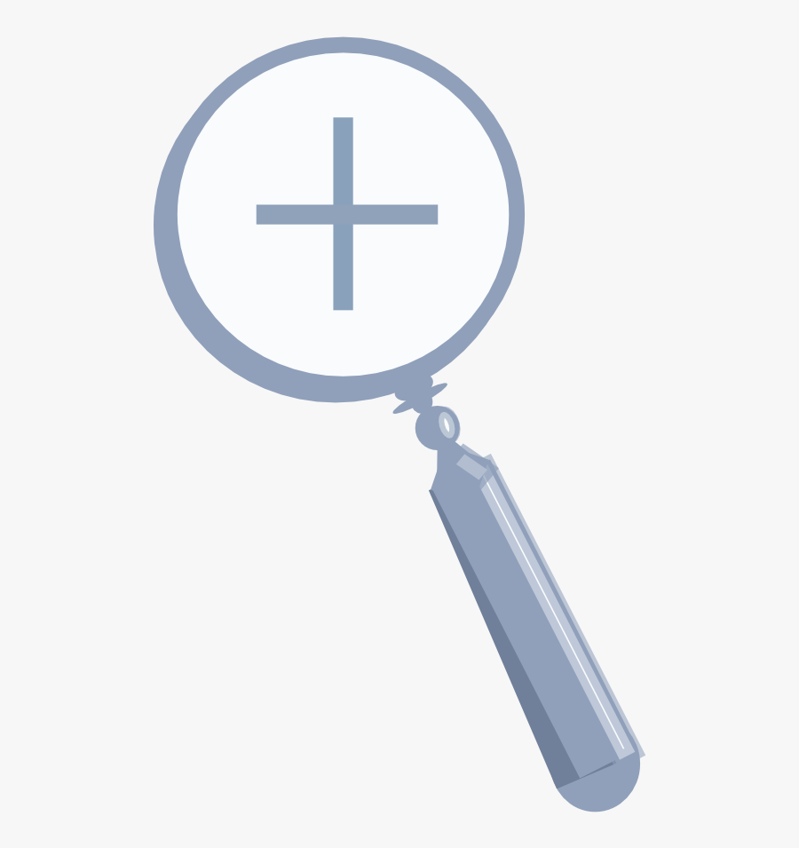 Onlinelabels Clip Art - Magnifying Glass Icon, Transparent Clipart