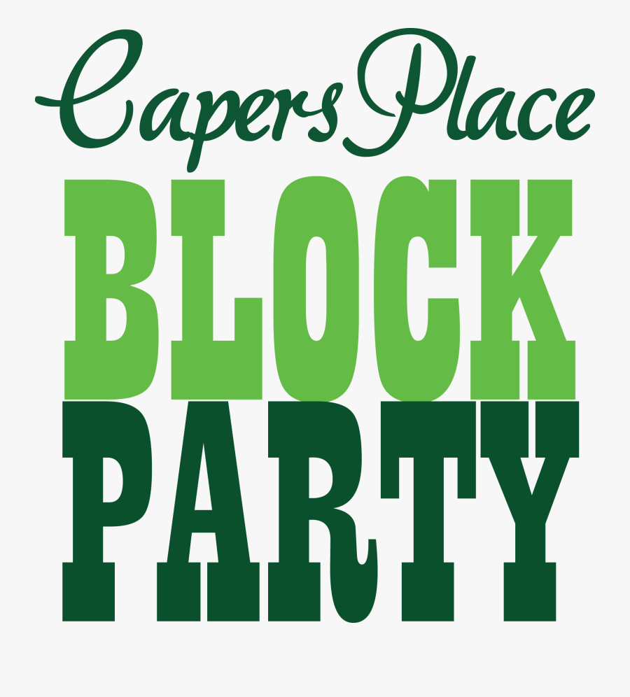 Block Party Art - Poster, Transparent Clipart