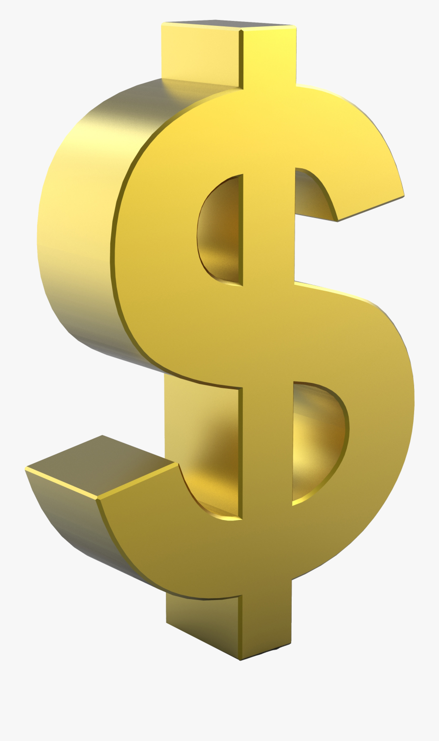 Dollar Sign Gold United States Dollar Dollar Coin - Us Dollar Logo Png, Transparent Clipart